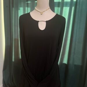 H by Halston Elegant Black Top